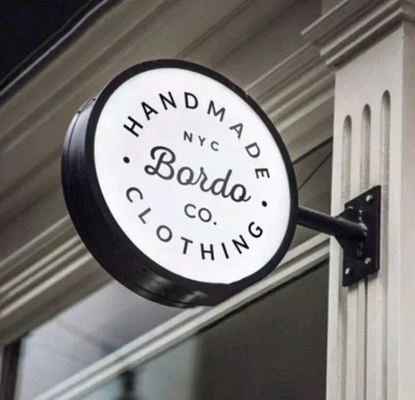 Individuell gestaltete LED-Außenleuchtkästen, runde Acryl-Leuchtkästen für Außenwerbung, Leuchtkästen für Außenwerbung, Leuchtkästen für Unternehmen, Werbeschilder