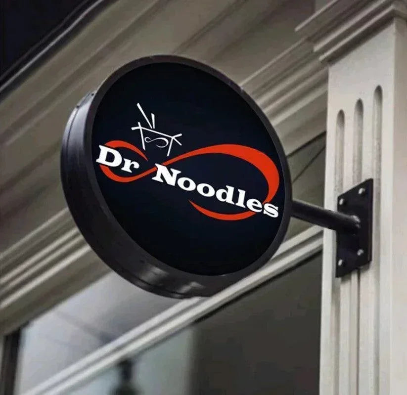 Individuell gestaltete LED-Außenleuchtkästen, runde Acryl-Leuchtkästen für Außenwerbung, Leuchtkästen für Außenwerbung, Leuchtkästen für Unternehmen, Werbeschilder