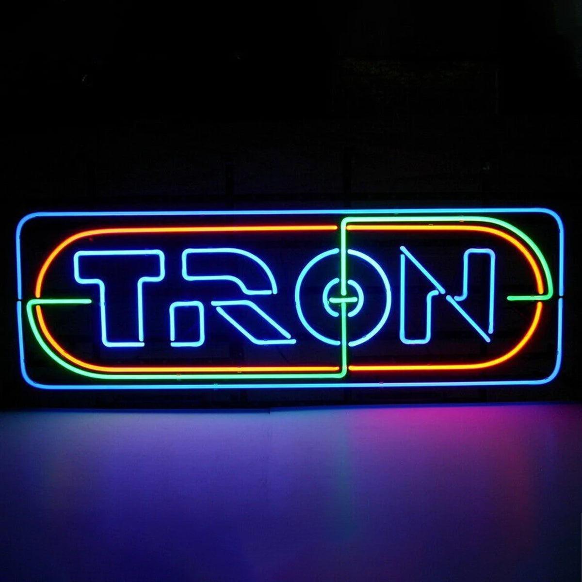 Tron Recognizer 20"x8" Neon-Schild Barlampe Partygeschenk Kneipe Männerhöhle