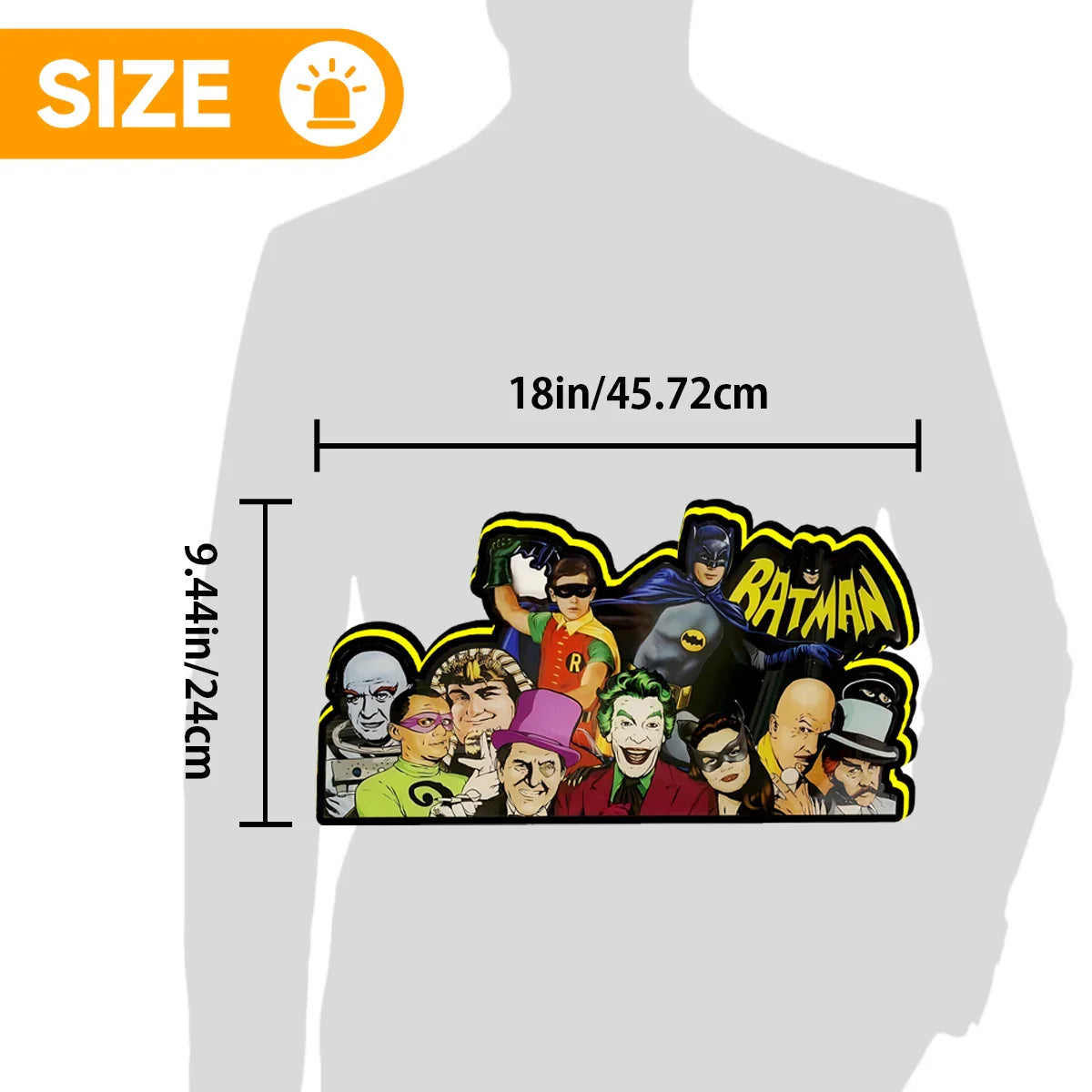 Batman Pinball Topper, caisson lumineux imprimé en 3D, accessoire pour les fans de flippers, variateur d'intensité USB