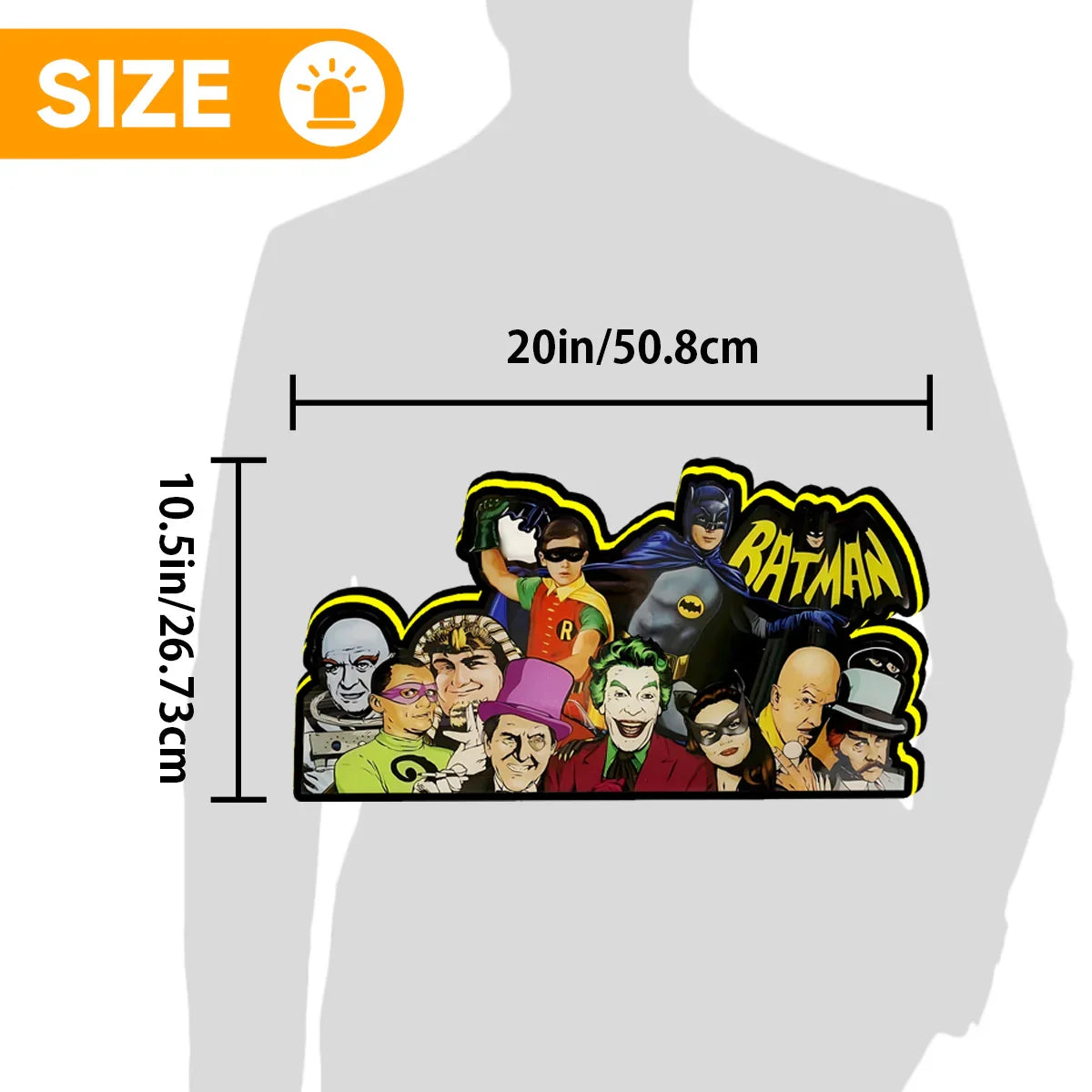 Batman Pinball Topper, caisson lumineux imprimé en 3D, accessoire pour les fans de flippers, variateur d'intensité USB