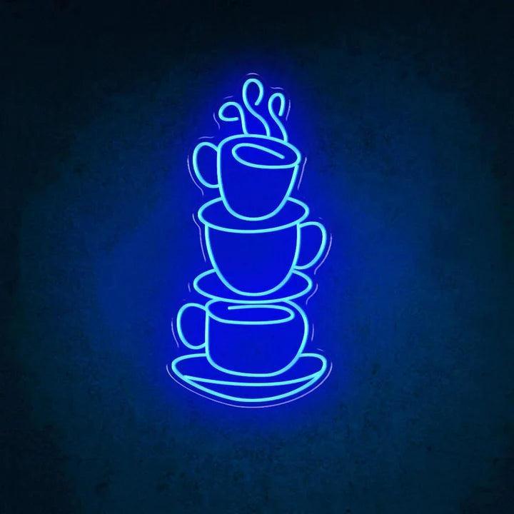 Coffee Cups Business Neon Sign - FYLZGO Signs