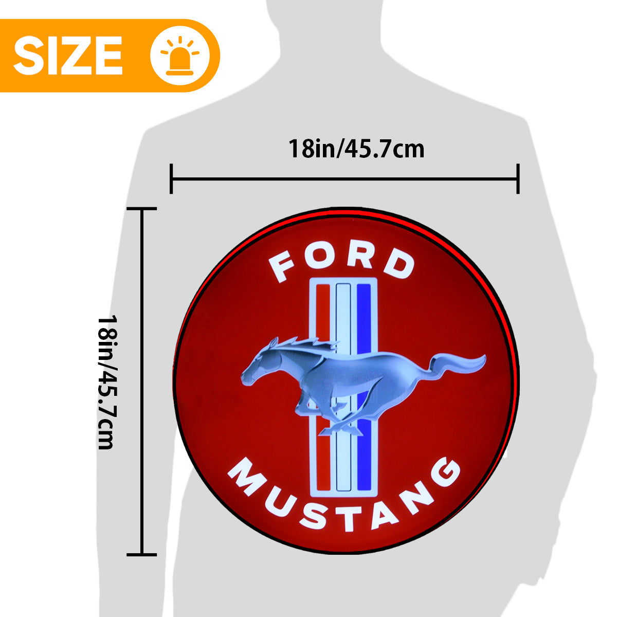 Ford Mustang Pinball Topper personnalisé 3D LED Topper imprimé Lightbox