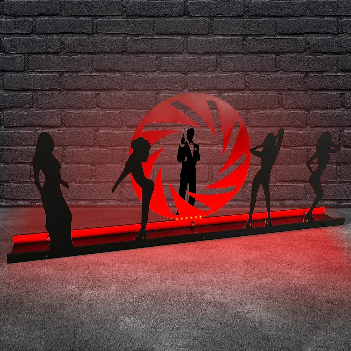 Silhouette de flipper James Bond 007