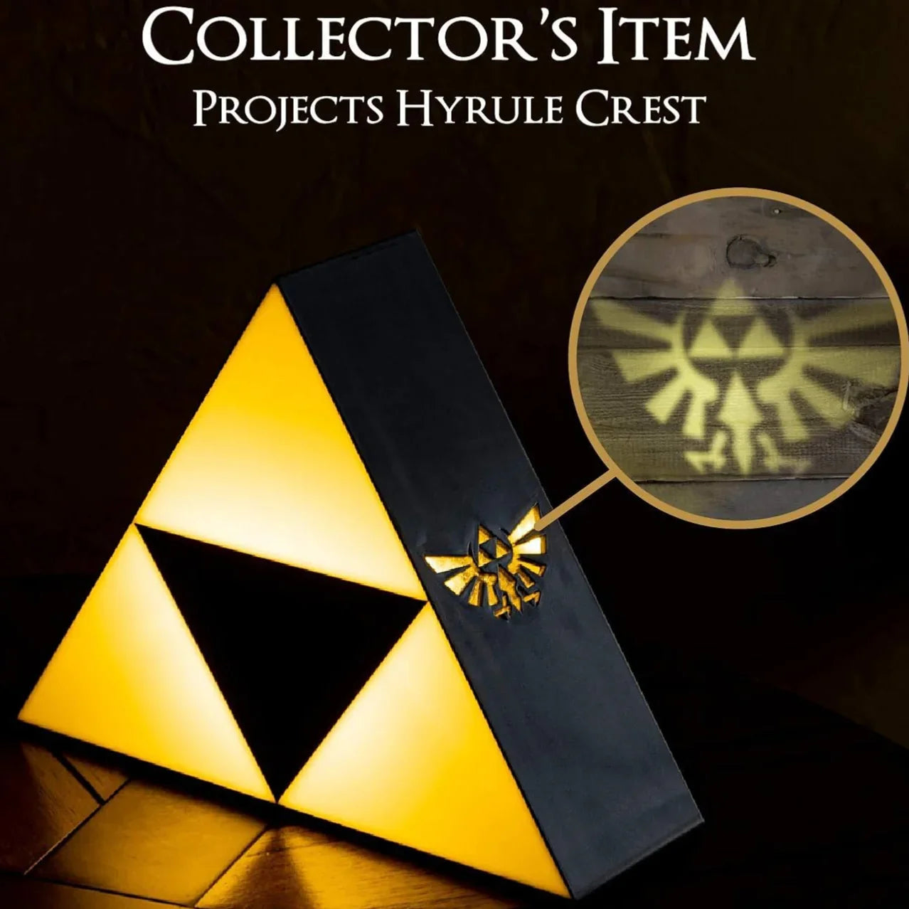 Veilleuse Triforce The Legend of Zelda, lampe d'ambiance décorative Nintendo pour bureau ou chambre, cadeau original pour les joueurs Zelda