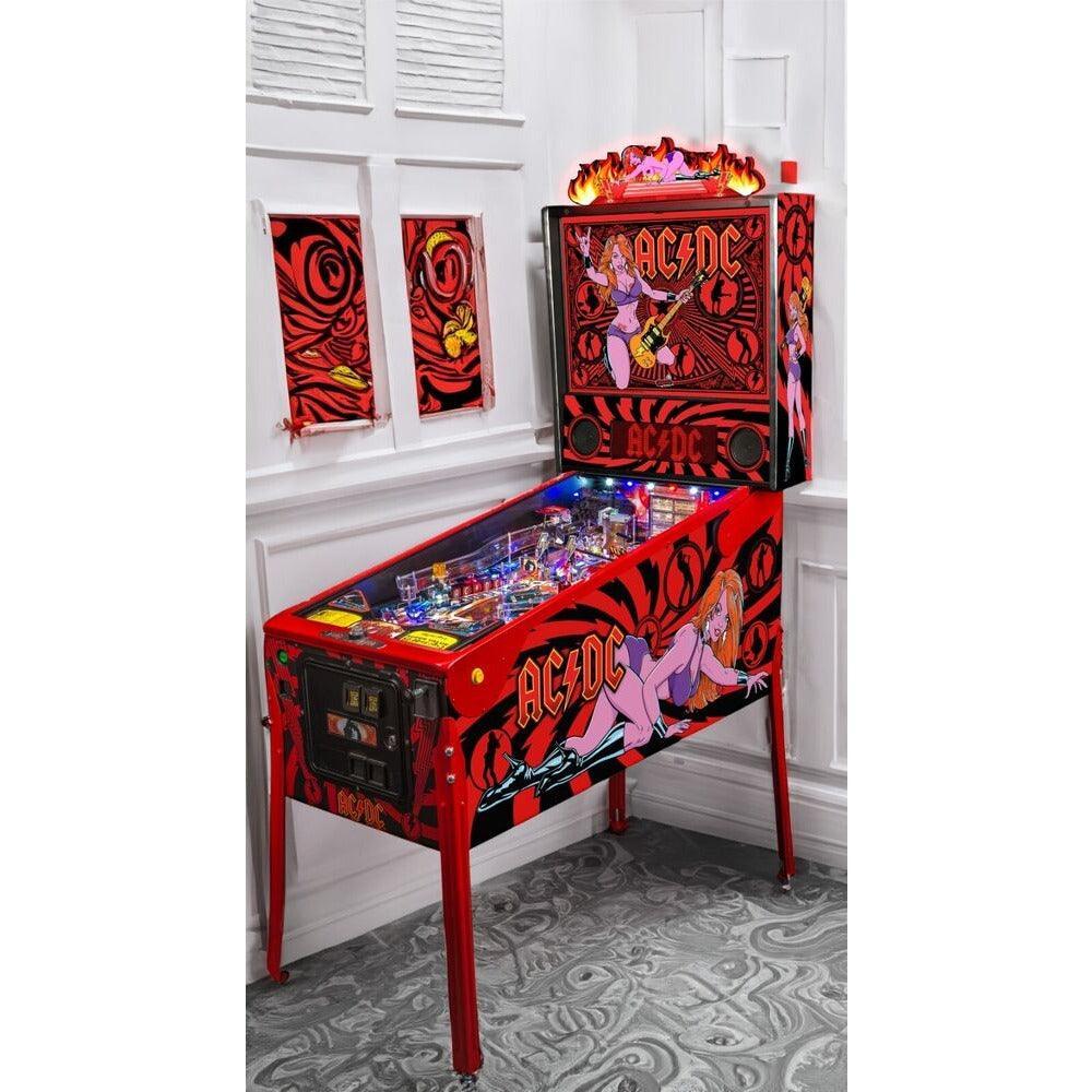 Décoration de flipper Luci AC/DC pour les fans de flipper AC/DC, parfaite pour une salle de jeux ou un flipper