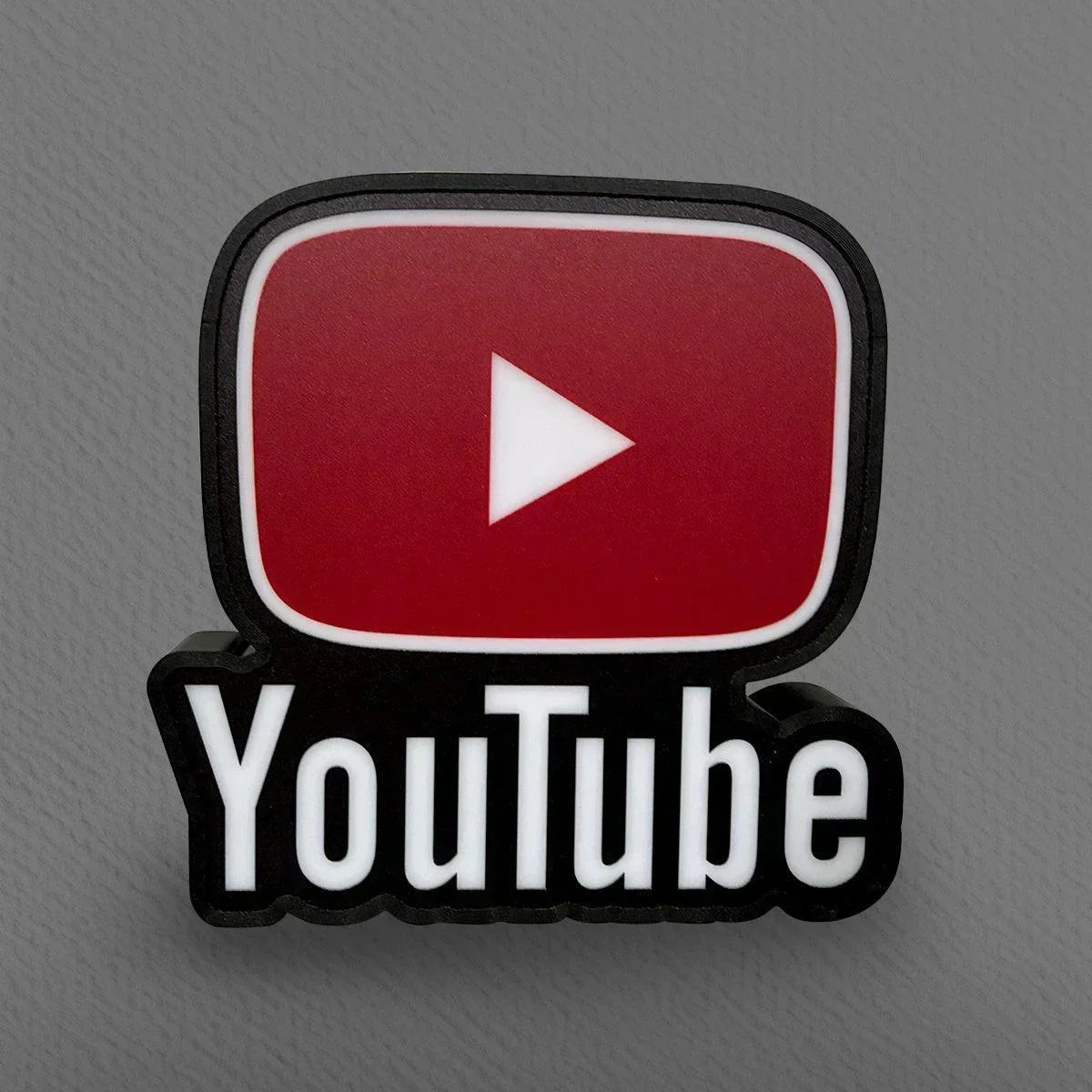 Youtube Led LightBox signe lampe décoration de salle