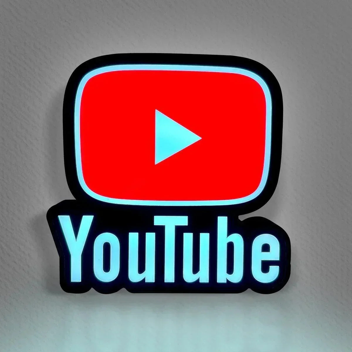 Youtube Led LightBox signe lampe décoration de salle