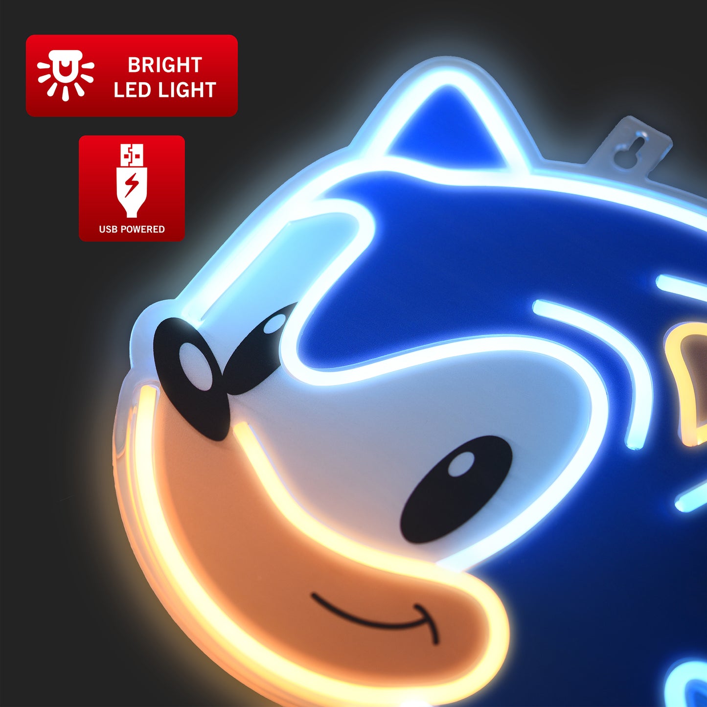 Sega Classic Sonic The Hedgehog Neon Wall Light