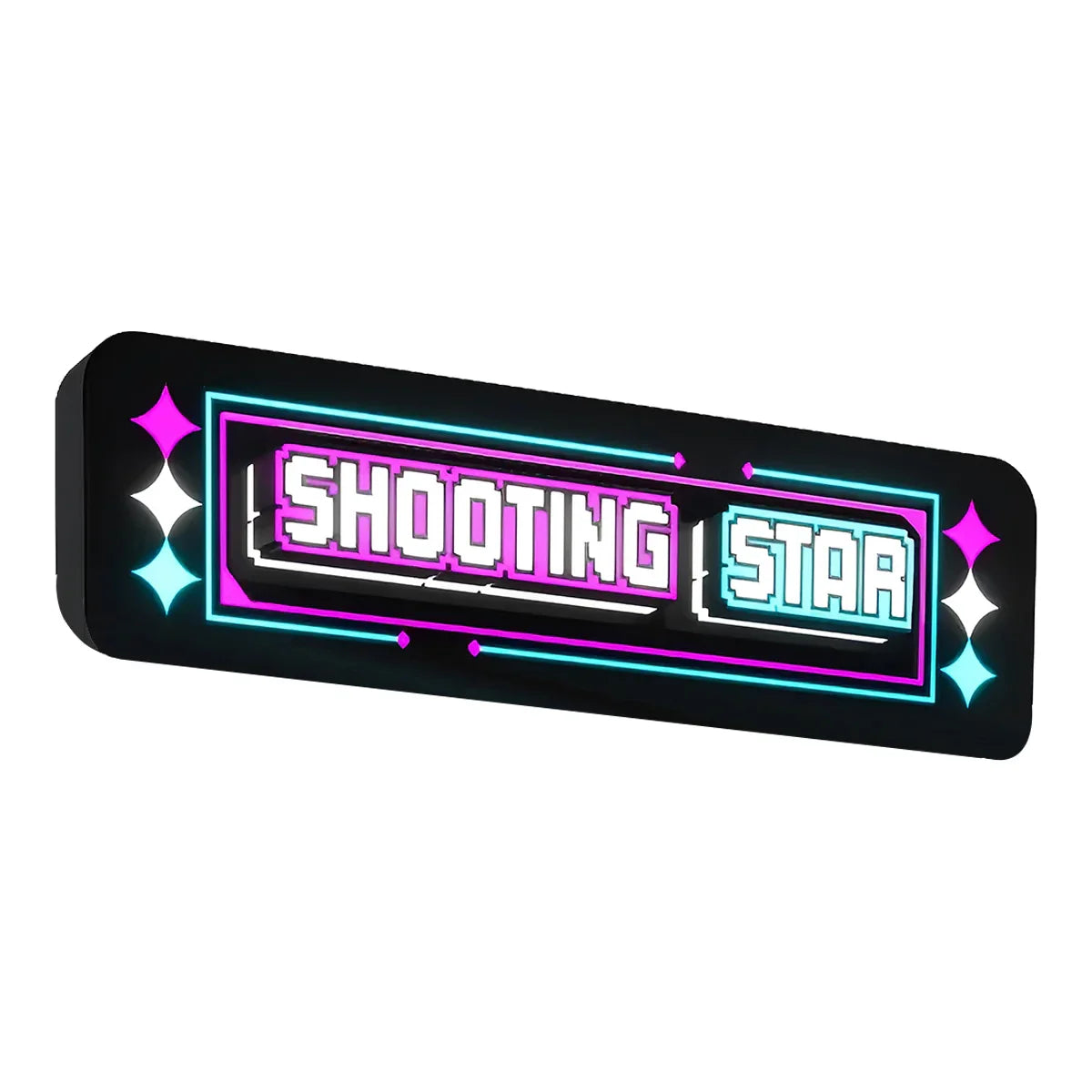 Shooting Star Claw Crane Acrylic LED Topper, for Claw Machine