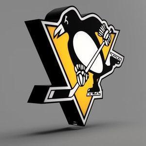Pittsburgh Penguins – NHL – LED-Leuchtkasten/Lampe