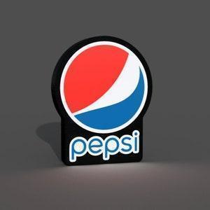 Pepsi Cola-inspiriert – LED-Leuchtkastenlampe / Schild