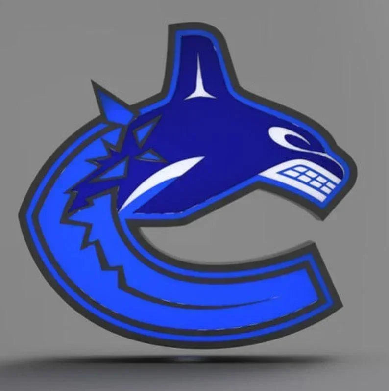 Canucks de Vancouver - LNH - Enseigne/lampe LED Lightbox