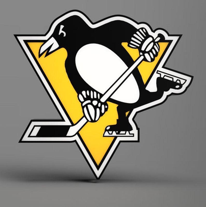 Pittsburgh Penguins – NHL – LED-Leuchtkasten/Lampe