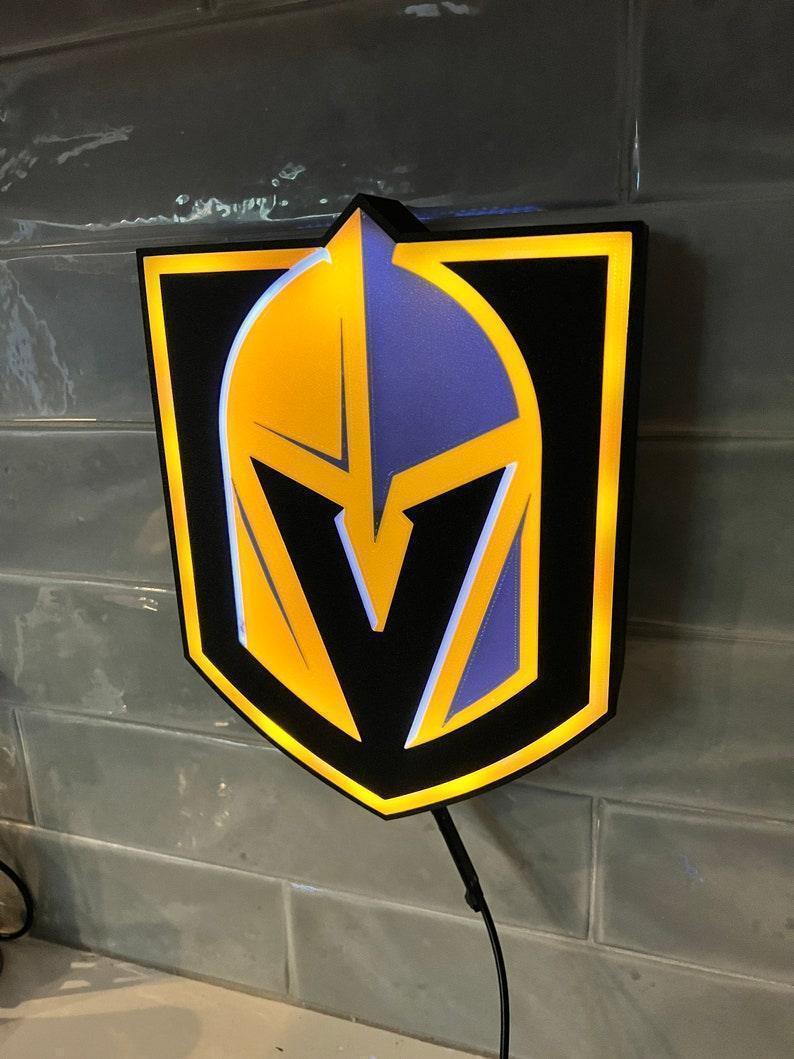 Vegas Golden Knights NH LED Lightbox Enseigne/Lampe