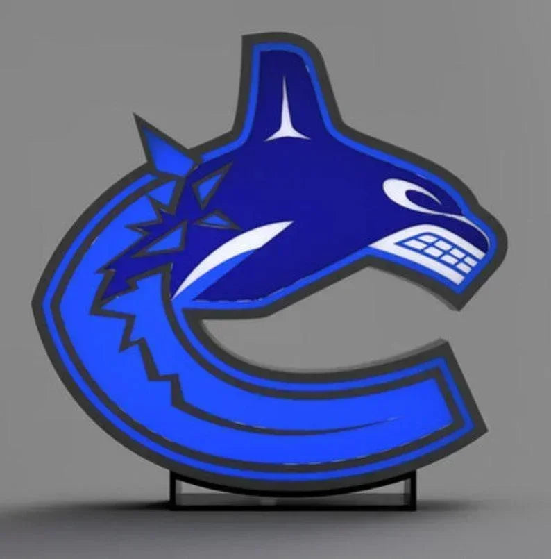 Canucks de Vancouver - LNH - Enseigne/lampe LED Lightbox
