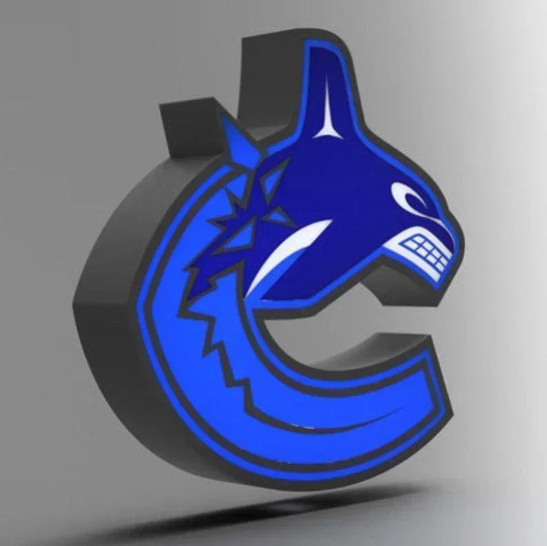 Canucks de Vancouver - LNH - Enseigne/lampe LED Lightbox