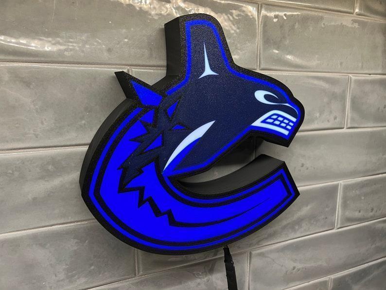 Canucks de Vancouver - LNH - Enseigne/lampe LED Lightbox