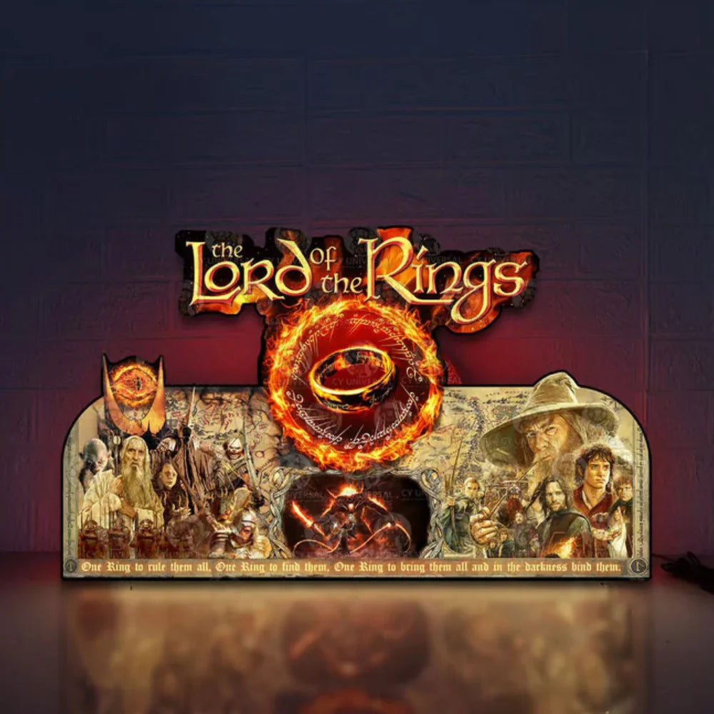 La Guerre pour la Terre du Milieu – Le Seigneur des Anneaux Pinball Topper LED Lightbox