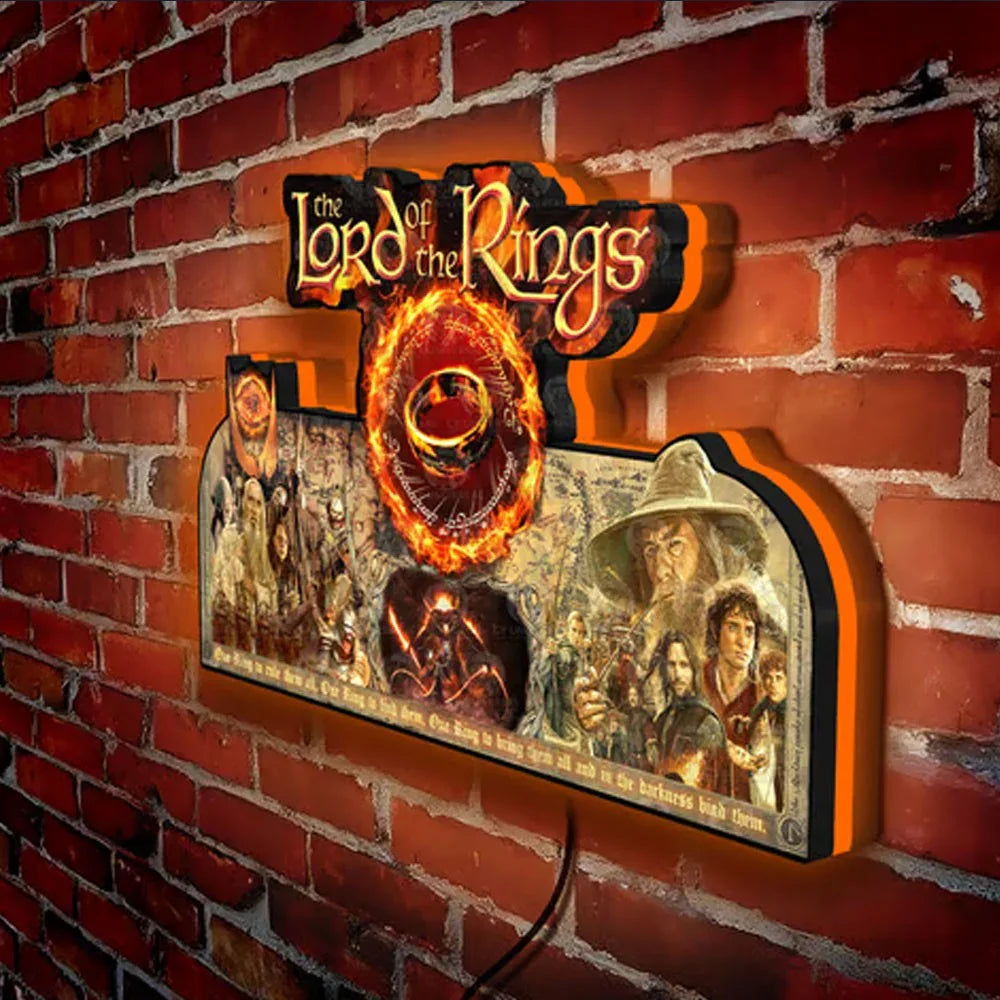La Guerre pour la Terre du Milieu – Le Seigneur des Anneaux Pinball Topper LED Lightbox