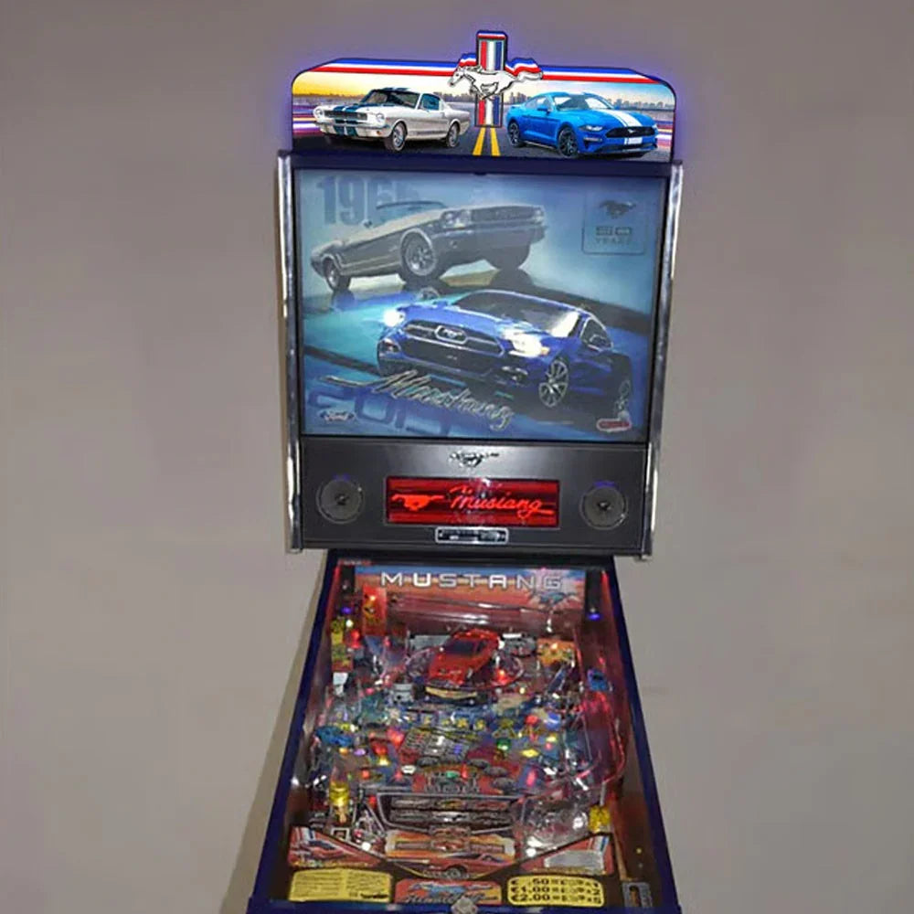 Ford Mustang Pinball Topper personnalisé 3D LED Topper imprimé Lightbox