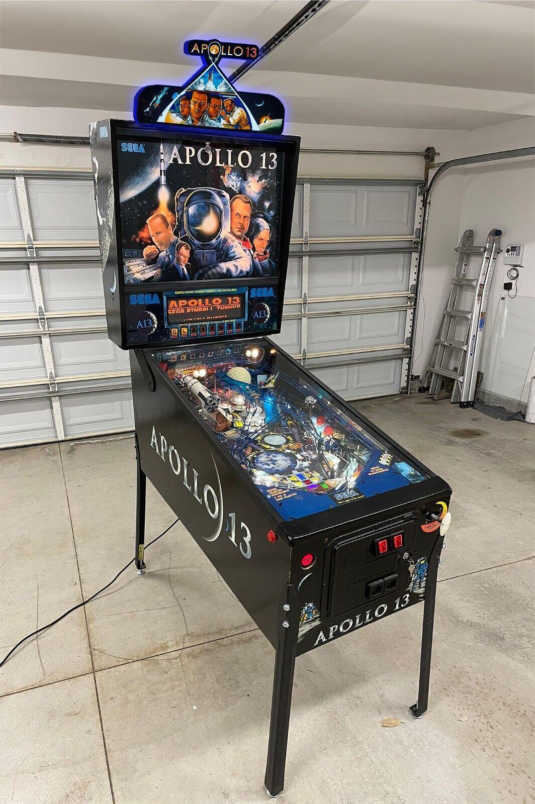 Boîte lumineuse LED Apollo 13 Pinball Topper, pour les fans du flipper Apollo 13, décoration de jeu d'arcade