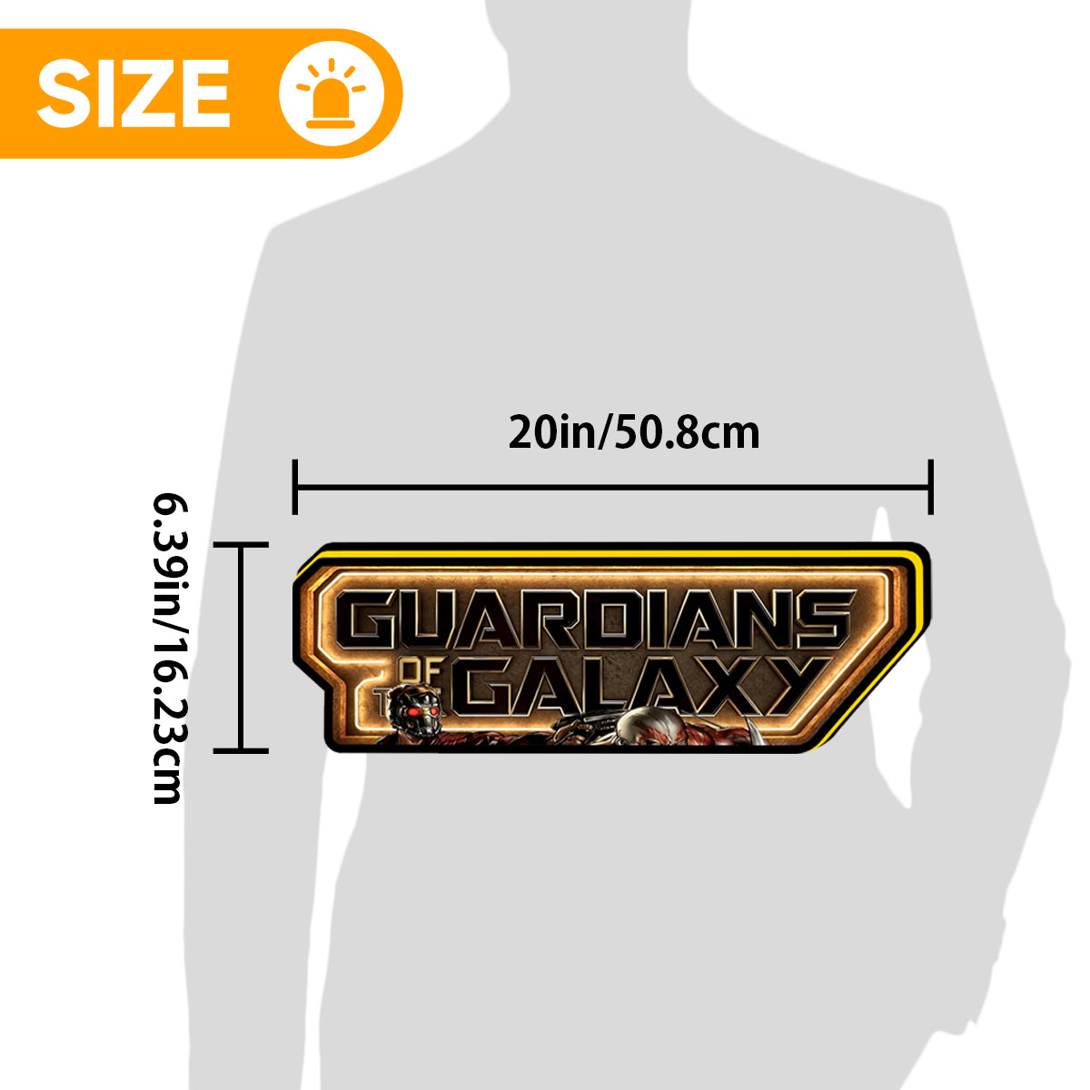Guardians of the Galaxy Logo Pinball Topper Led Lightbox, USB plug Dimmer, Pinball Arcade Decor, Perfect for Game Room or Pinball Machine