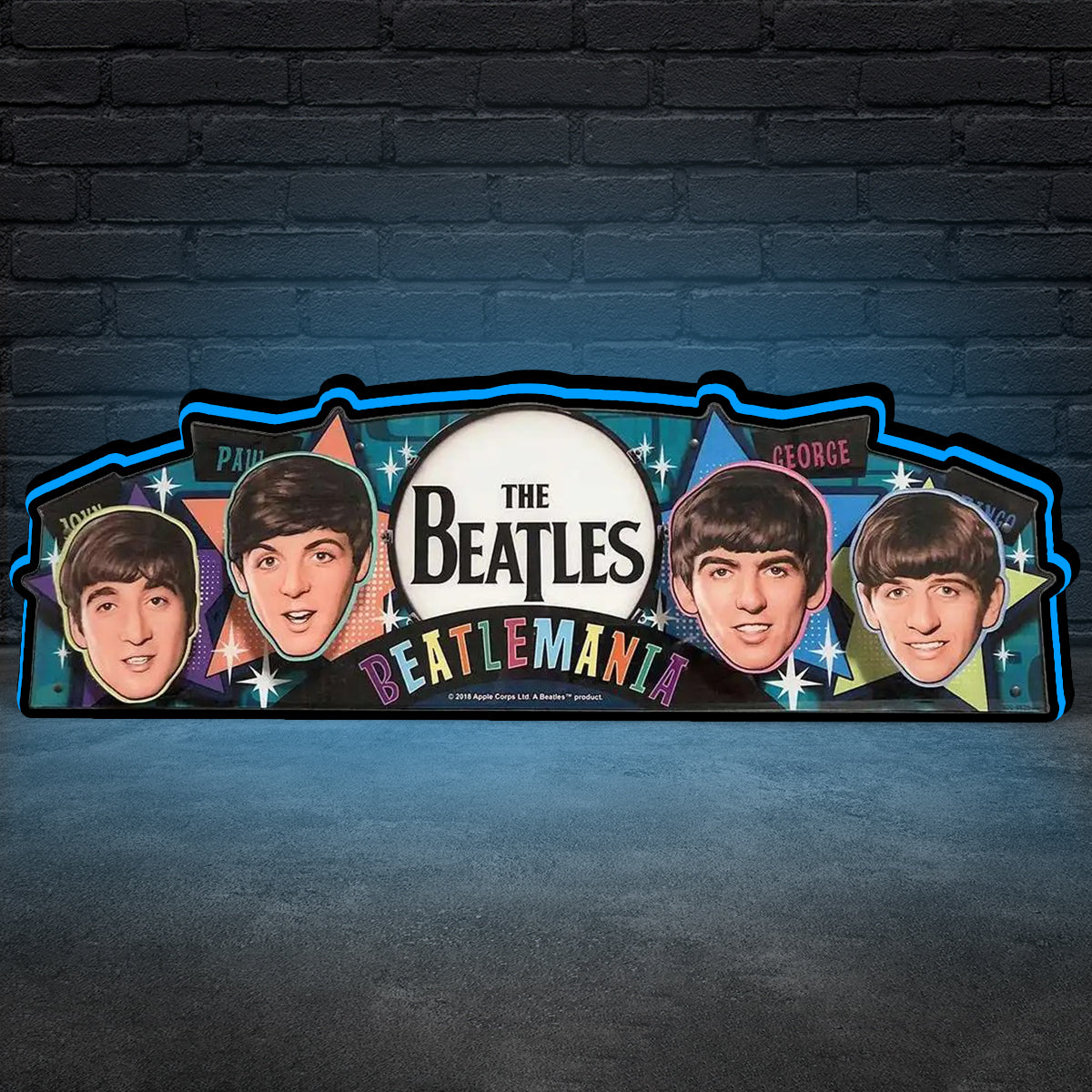 The Beatles DIAMOND Edition Pinball Topper, For Stern Pinball Machine, Perfect for Game Room