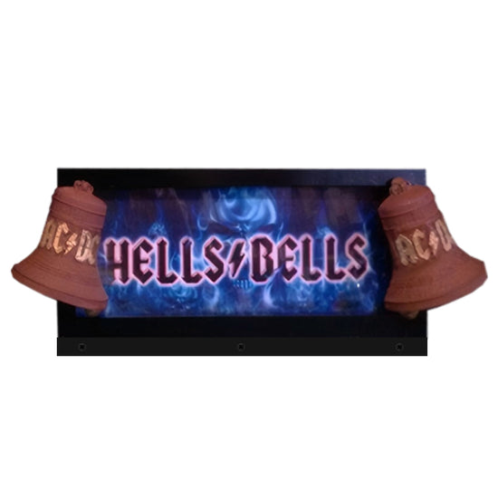 AC/DC Hells Bells Topper 3D Acrylic LED Topper, For Stern Pinball Mahine, Pinball Topper