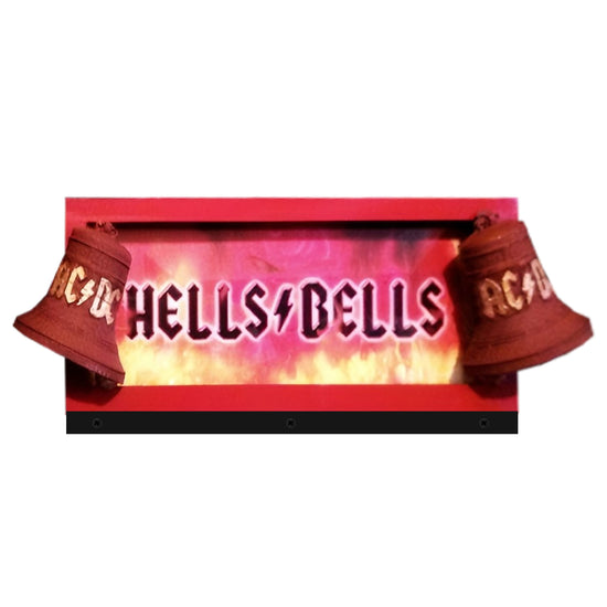 AC/DC Hells Bells Topper 3D Acrylic LED Topper, For Stern Pinball Mahine, Pinball Topper