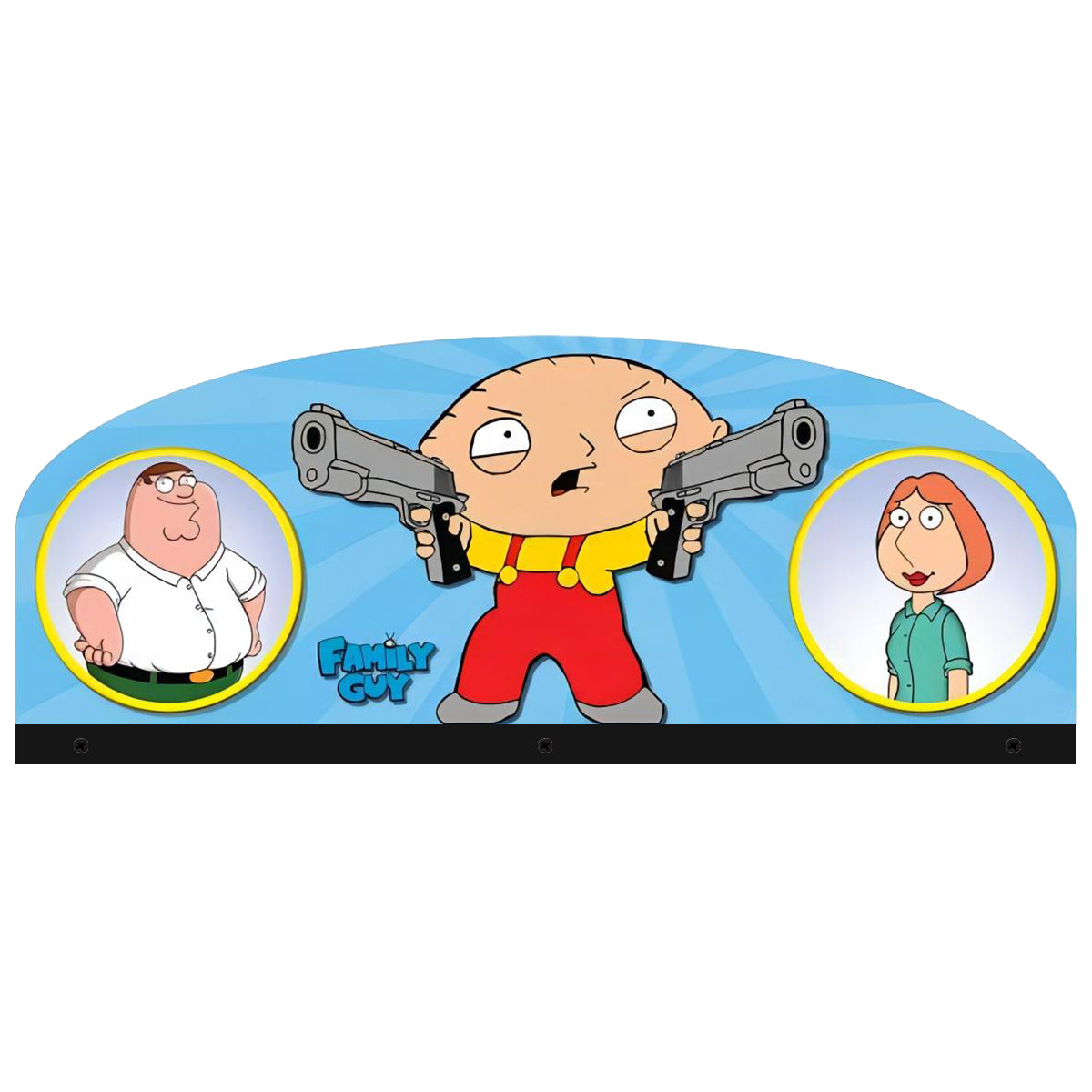 Family Guy 3D Acrylic LED Pinball Topper For Stern Pinball Machine, Pinball Topper