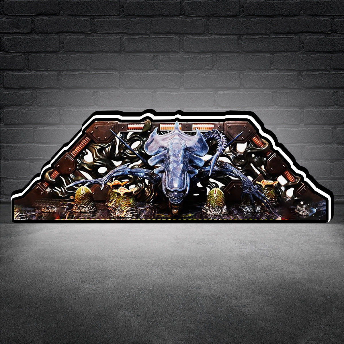 Alien Queen Topper, for Pinball Brothers Pinball Machine, 3D Printed Lightbox USB Powered & Full Dimmable