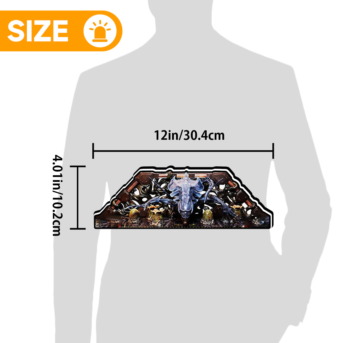 Alien Queen Topper, for Pinball Brothers Pinball Machine, 3D Printed Lightbox USB Powered & Full Dimmable