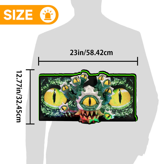 Dungeons & Dragons The Tyrant's Eye Pinball Topper, 3D Printed  LED Light Box Game Room Decor, For Stern Pinball Machine