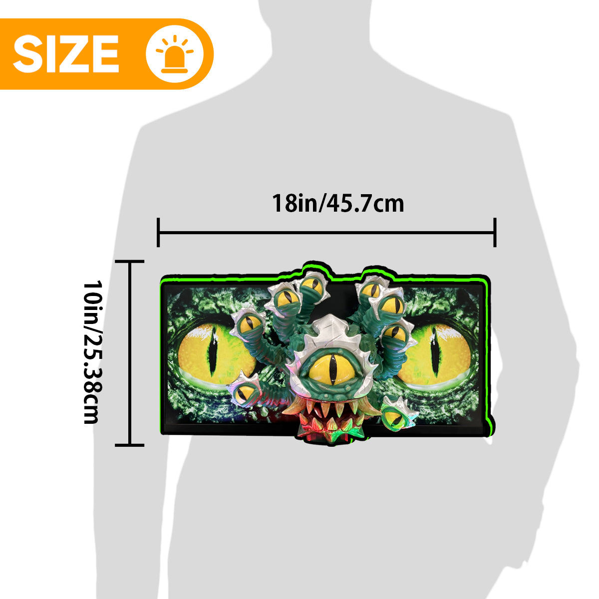 Dungeons & Dragons The Tyrant's Eye Pinball Topper, 3D Printed  LED Light Box Game Room Decor, For Stern Pinball Machine