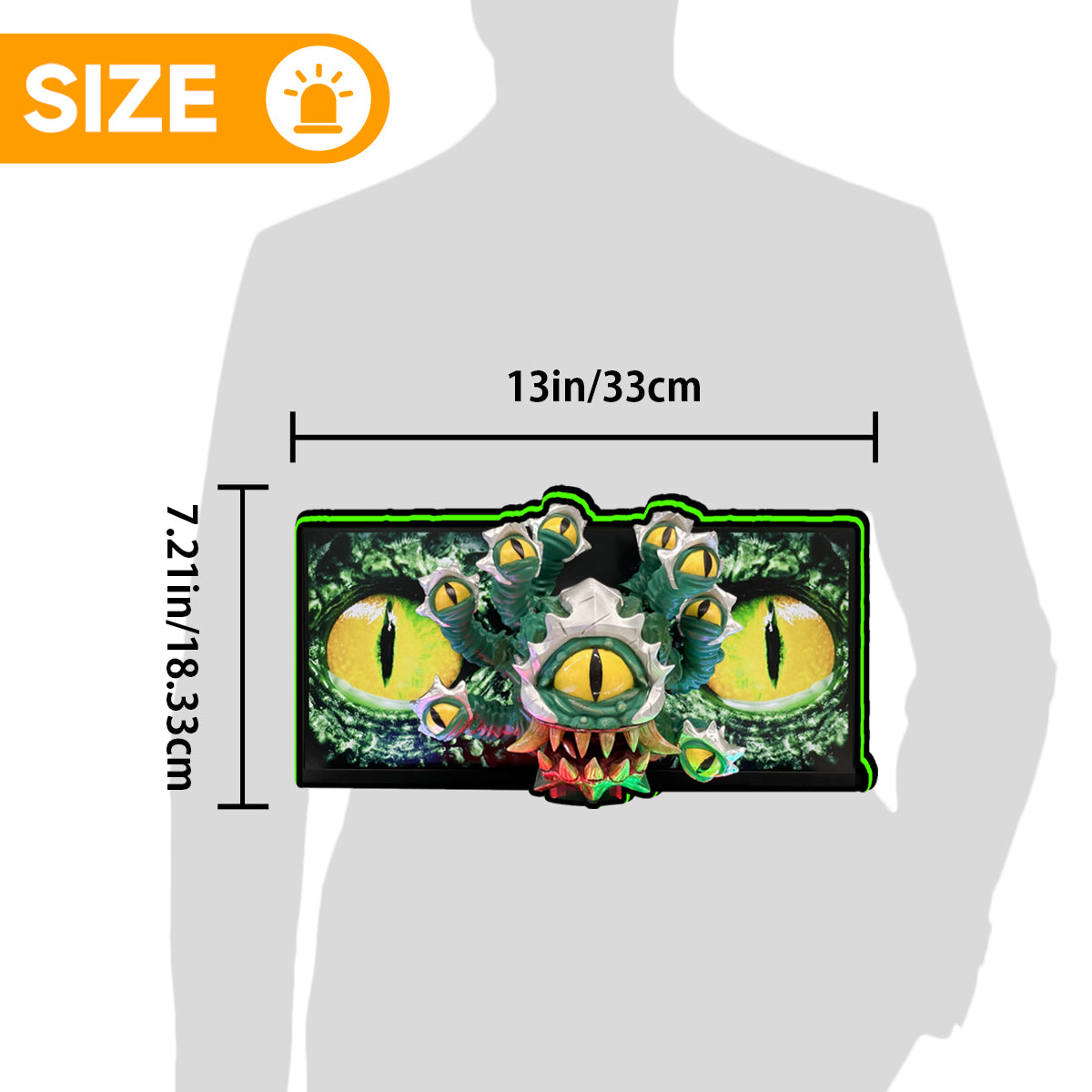 Dungeons & Dragons The Tyrant's Eye Pinball Topper, 3D Printed  LED Light Box Game Room Decor, For Stern Pinball Machine