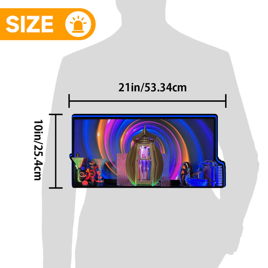 Willy Wonka and the Chocolate Factory Pinball Topper 3D LED Lightbox for JJP, Rock Your Game