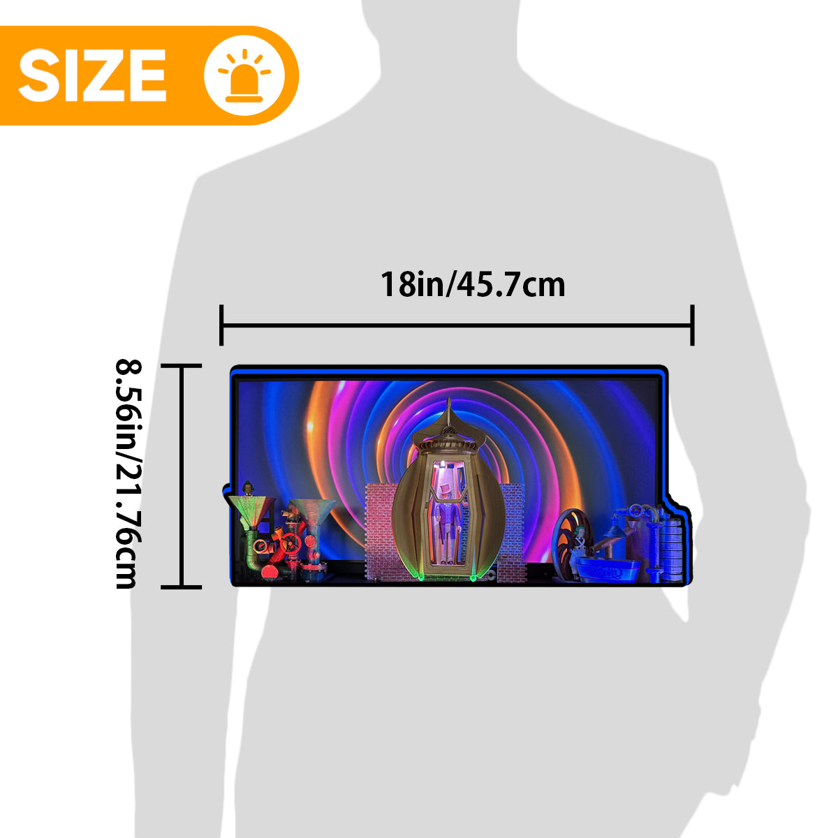 Willy Wonka and the Chocolate Factory Pinball Topper 3D LED Lightbox for JJP, Rock Your Game