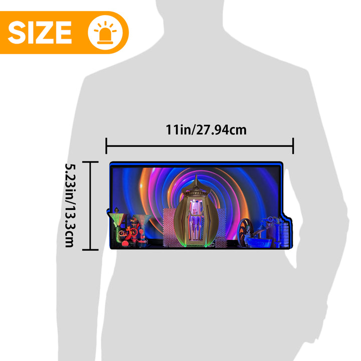 Willy Wonka and the Chocolate Factory Pinball Topper 3D LED Lightbox for JJP, Rock Your Game