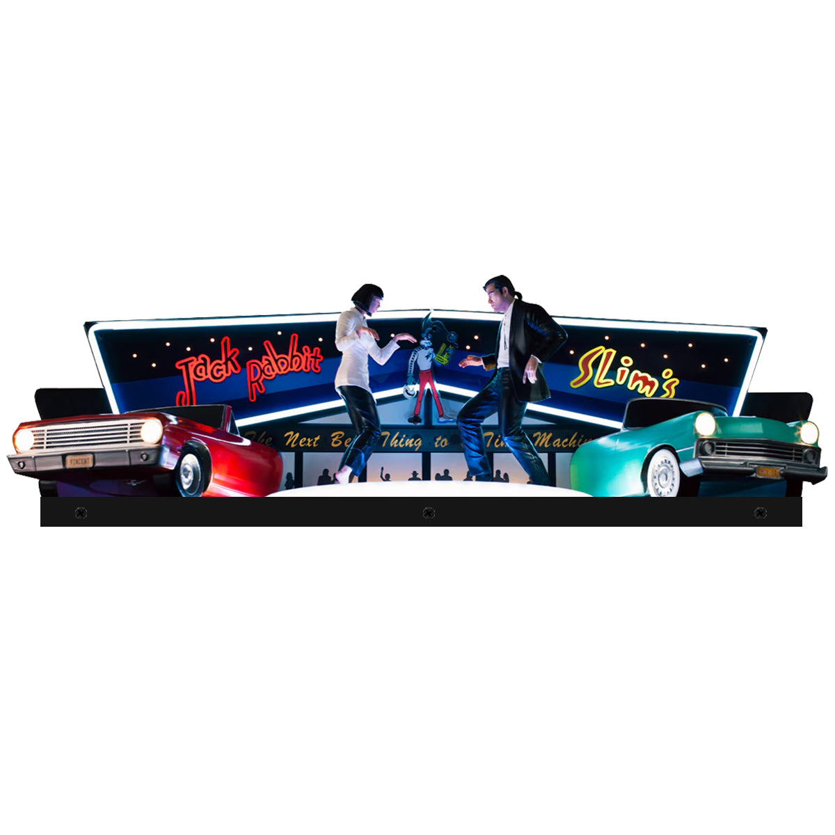 Pulp Fiction Pinball topper 3D Acrylic LED Topper, for CGC Pinball Machine, Pinball Topper
