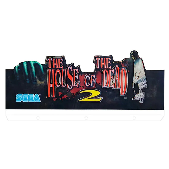 Gaming House Of The Dead Topper 3D Acrylic LED Topper, For Arcade Art Repro Pinball Mahine, Pinball Topper