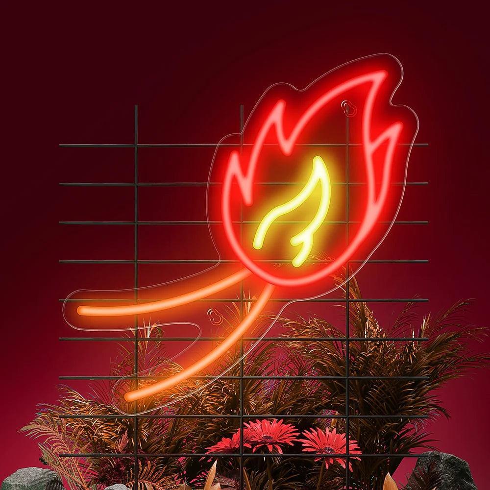 Charmander Tail Neon Sign – FYLZGO Signs