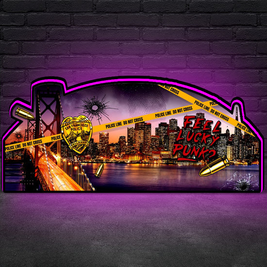 Boîte lumineuse LED Dirty Harry Pinball Topper, décoration de salle de flipper, pour le flipper Williams