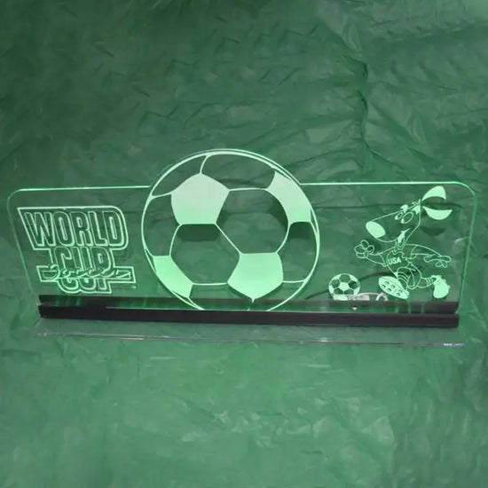 World Cup Soccer Acrylic Topper Acrylic RGB LED Topper, for Pinball Machine, Pinball Topper