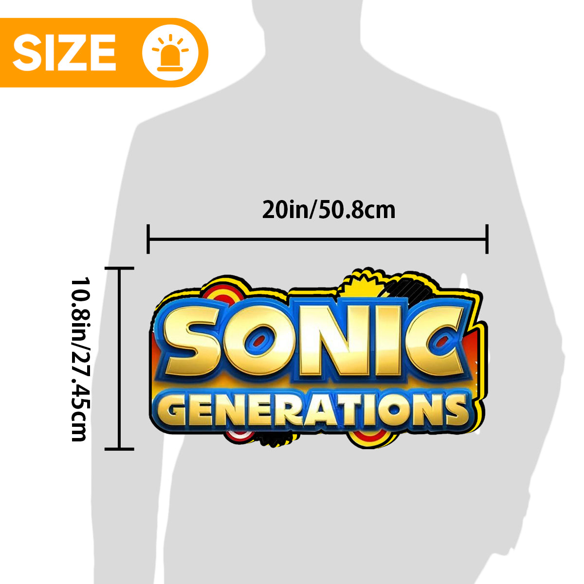 Sonic The Hedgehog Genesis 30th Anniversary 4" 3D Printed LED Lightbox Game Lightbox
