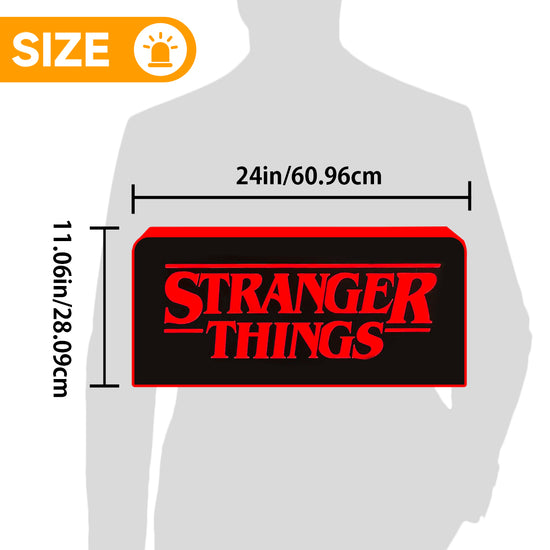 Stranger Things Logo Pinball Topper Lightbox Arcade Gaming Light box