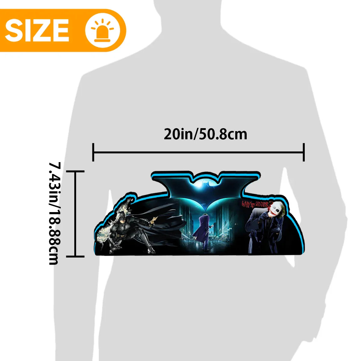 Batmobile Bridge Pinball Topper for  Pinball Machine, 3D Printed Lightbox USB Powered & Full Dimmable