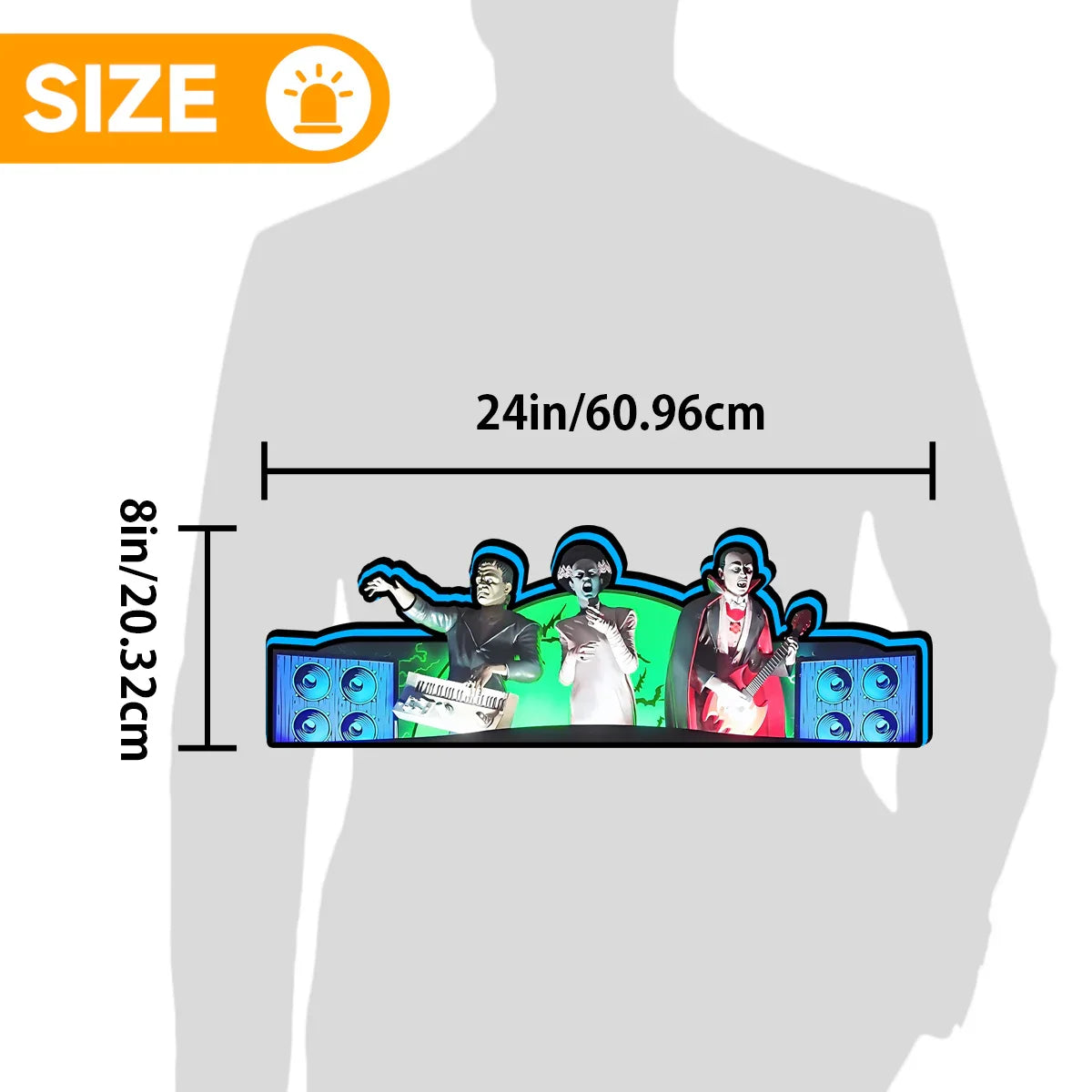 Monster Bash LE Topper for Chicago Gaming factory Pinball Machine, 3D Printed Lightbox USB Powered & Full Dimmable