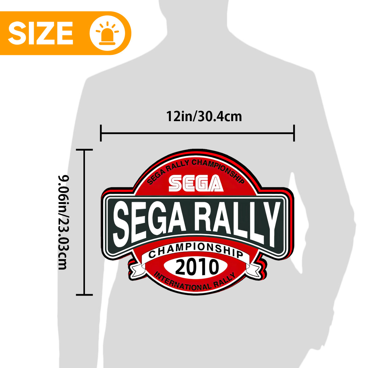 SEGA Rally Championship 1995 Logo 3D LED Light Box