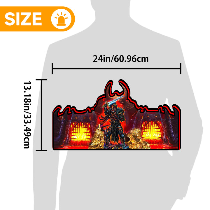 Black Knight Pinball Topper Lightbox Arcade Gaming Light box for Man's Cave